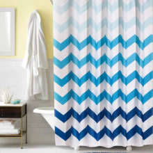 Microfibre Satin Stripe Fabric Curtain de douche de douche à l&#39;épreuve de l&#39;épreuve de la salle de bain Curtain de salle de bain 72x72 pouces